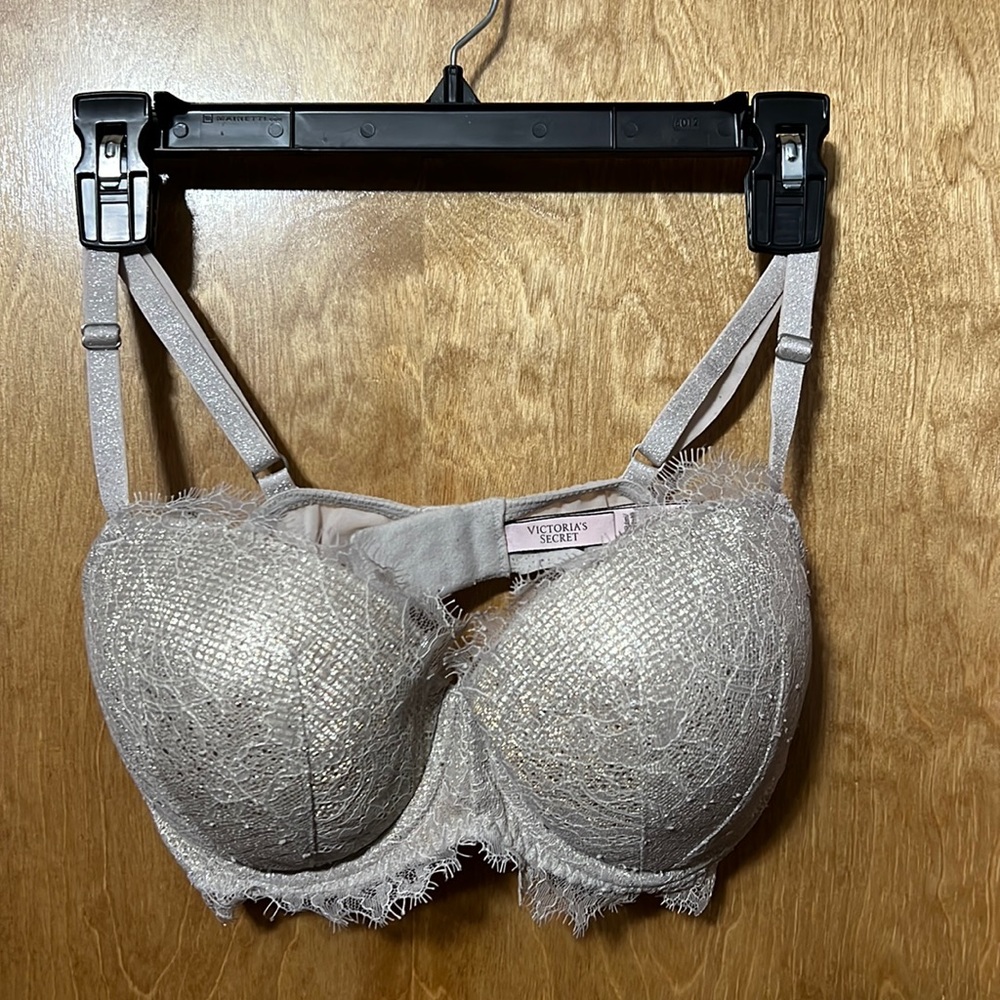 Gold Victoria’s Secret Bra 34DD